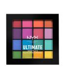 NYX Professional Makeup Ultimate Shadow Palette 16 Vibrant True-To-Pan Eyeshadow Shades Metallics Shimmers Colours and Nudes in Pressed Pigments Vegan I Know That's Bright 0.8 g 04 Brights 1 Count (Pack of 1) Single - Buy Online on GoSupps.com