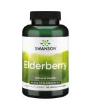 Swanson Elderberry Immune Health - 120 Vegan Capsules for Enhanced Immunity - Buy Online on GoSupps.com