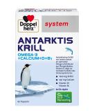 Double-Heart Antarctic Krill Omega-3 + Calcium & Vitamin D - 60 Capsules for Heart & Immune Support - Buy Online on GoSupps.com