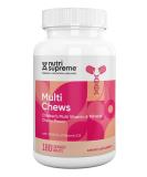 Nutri Supreme Kids Multi Chews Cherry Flavor 180 Wafers - Essential Children's Multivitamin - Buy Online on GoSupps.com