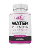 Natural Water Retention Pills for Women - Bloating Relief with Vitamin B6, Dandelion & Green Tea - Diuretic Detox Capsules for Water Draining, Bloating & Swelling - 60 Caps (2 Months Supply) - LadyMe - Buy Online on GoSupps.com