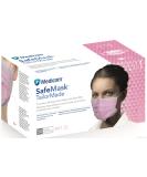 Medicom 2071 SafeMask Tailormade Pink Low Barrier Masks - Pack of 50 - Buy Online on GoSupps.com