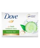 Dove Soap Cucumber & Green Tea 4.75oz (Pack of 8) - Refreshing and Nourishing Formula - Buy Online on GoSupps.com