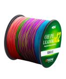 Buy L Server Braided Fishing Line 500m/1000m - 12-Fold Anti-Bite 100% PE Colorful Sea Angel Cord (12.6-81kg) - Buy Online on GoSupps.com