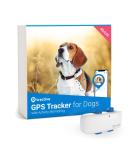 Tractive Waterproof GPS Dog Tracker - White | Location & Activity Monitoring | Unlimited Range - Buy Online on GoSupps.com