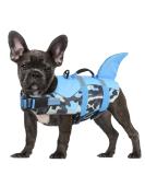 Buy Cit toile Dog Life Jacket - Safe Light & Reflective Swim Vest for Small Medium & Large Dogs - Blue Camouflage - Buy Online on GoSupps.com