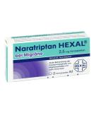 NARATRIPTAN HEXAL 2.5 mg Film-Coated Tablets - Effective Migraine Relief (2 pcs) | International Shipping Available - Buy Online on GoSupps.com