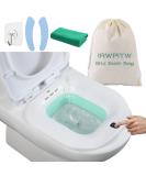 IRWPITW Electric Sitz Bath for Hemorrhoids & Postpartum Care - Foldable Green Basin with Water Spray - Sits Bath Salts Included - Buy Online on GoSupps.com