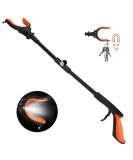 Kekoy 32'' Grabber Reacher Tool  Foldable Grabber With Light  Extra Long Grabbers for Elderly Grab it Reaching Tool  90 Rotating Jaw Trash Pick Up Stick Picker Upper Reach Extender Grabber Heavy Duty Orange - Buy Online on GoSupps.com