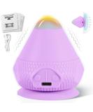 Yosemy Electric Trigger Point Presser | Fascia Massage Ball with Suction Cup & Heat for Muscle Pain Relief - Neck Shoulder Back (Purple) - Buy Online on GoSupps.com