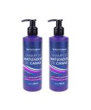 Xiomara Shampoo Matizador/Gray Toning Shampoo 2-Pack - 8.11 Fl Oz Each - Enhances Platinum Gray Hair - Buy Online on GoSupps.com