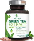 Green Tea Extract 98% Standardized EGCG - 3X Strength for Natural Energy - Heart Support with Polyphenols - Gentle Caffeine - 240 Capsules 240 Count (Pack of 1) - Buy Online on GoSupps.com