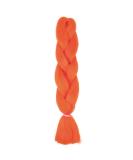 MapofBeauty 24/60cm Afro Jumbo Braid Hair Synthetic Hair Extensions (Fluorescent Orange) - Buy Online on GoSupps.com