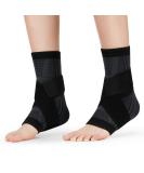 AVIDDA Ankle Support Brace 1 Pair - Adjustable Compression Foot Sleeves for Pain Relief - M/Z New Black - Buy Online on GoSupps.com