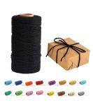 1.5mm Black Macrame Cord - 109 Yards Knitting Rope for DIY Crafts & Wedding Decor - Buy Online on GoSupps.com