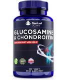Glucosamine and Chondroitin MSM - High Strength Extra Absorbency Enriched with Vitamin C, Glucosamine Sulphate Chondroitin Sulphate, MSM, and Vitamin C Gluten-Free, GMP, 120 Food Supplement Tablets 120 Tablets - Buy Online on GoSupps.com