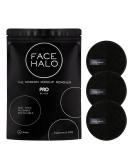 Face Halo | Reusable Makeup Remover Pads, Round Makeup Remover Pads for Heavy Makeup & Masks - Microfiber Makeup Remover Wipes for Mascara, Eye Shadow, Foundation (PRO) - Buy Online on GoSupps.com