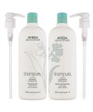 Aveda Shampure Nurturing Shampoo & Conditioner Set + 2 Pumps - Liter Size - Buy Online on GoSupps.com