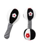 Joylife black and white toy for 0 3 6 9 12 months Greipling to rattle squeaking play a loyal companion for babies and toddlers rattel dumbbell baby toys gift - Buy Online on GoSupps.com