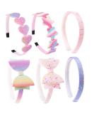 Lizioo 6 Pack Girls Headbands Glitter Kids Headbands Bow/Heart/Star Headbands Sweet Hairband For Toddler/Girls/Teens Set-B - Buy Online on GoSupps.com