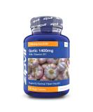Garlic Tablets 1400mg with Vitamin B1 | Supports Heart Health | 180 Vegan Tablets - Buy Online on GoSupps.com