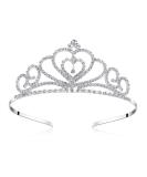 Rhinestone Crystal Tiara - Wedding Bridal Prom Birthday Princess Crown - 1 Pack - Buy Online on GoSupps.com