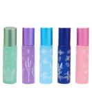 Buy 5pcs 10ml Printed Glass Roller Bottles - Essential Oil Sample Bottles for Travel & Massage | International Shipping Available - Buy Online on GoSupps.com