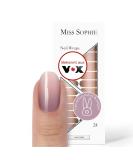 Miss Sophie Nagel Iced Coffee Nail Wraps - Nude Tone 24 Ultra-Thin Self-Adhesive Foils - Long-Lasting Manicure - Buy Online on GoSupps.com
