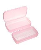 JUXYES Plastic Sterilizing Tray for Nail Art - Portable Sterilizer Organizer Transparent Storage Box for Tools & Accessories (Pink) - Shop Internationally - Buy Online on GoSupps.com