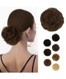 BARSDAR 100% Real Hair Part Hair Tie - 32g Messy Bun Extensions for Women & Girls - Large Full Updos in Brown - 1 PC - Buy Online on GoSupps.com