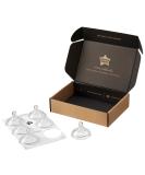 Tommee Tippee Advanced Anti-Colic Baby Bottle Nipples Medium Flow | Breast-Like Soft Silicone (3m+ 6 Count) Medium Flow 6 - Buy Online on GoSupps.com