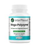 InterPlexus Mega-Polyzyme 60 Capsules - Digestive Enzyme Supplement for Optimal Health - Buy Online on GoSupps.com
