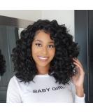 ToyoTree 14 Ocean Wave Crochet Hair - 8 Packs Natural Black Braids, Synthetic Extensions (1B) - Buy Online on GoSupps.com