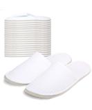 Anmerl Spa Slippers for Men and Women - Premium Bulk Hotel Slippers - Breathable Soft Cotton House Guest Slippers - Non Slip, Washable, Reusable - 10 Pairs (White) 6-11 Women/6-10 Men White - Buy Online on GoSupps.com
