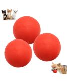 Panlom 3 Pack Dog Balls Indestructible - 100% Natural Rubber Dog Ball Non-Toxic Tough Toy for Small Medium Large Dog Medium 5.5cm/2.2inch - Buy Online on GoSupps.com