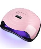 Birshe Geln gel Lamp UV LED 168W - Professional Portable Nail Dryer with Timer & LCD Display | Gel Nail Polish Drying - Playful Pink - Buy Online on GoSupps.com