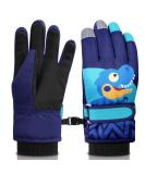 Flintronic children skiing gloves winter ski gloves for years young girls waterproof and windproof fleece gloves with adjustable cuffs for snowboarding skiing cycling s (4-6 years) #4 navy blue - Buy Online on GoSupps.com