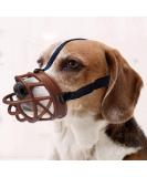 Breathable Silicone Dog Muzzle for Anti Barking & Chewing | Size 5-13 | Brown - Shop Now & Ship Internationally! - Buy Online on GoSupps.com