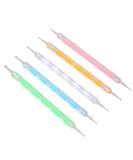 Aveks 5pcs Acrylic UV Gel Nail Art Dotting Painting Brush Pen Set - Buy Online on GoSupps.com