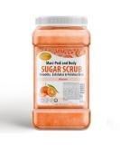 SPA REDI Sugar Body Scrub - Mandarin 128 Oz | Exfoliating Moisturizing & Hydrating Body Exfoliator for Smooth Fresh Skin - Buy Online on GoSupps.com