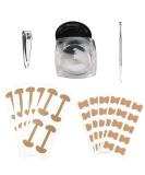 Ilamvie Ingrown Toenail Correction Set - 112 Piece C-Shaped Fill Padding Tool for Easy Ingrown Toenail Treatment - Buy Online on GoSupps.com