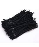 Hollosport 80PCS Extra Long Adjustable Elastic String for Face Masks 1/4 x 6 Inch, Soft Black Elastic Cord Ear Loops Straps Bands Ropes with Buckle Adjuster Lock for Craft Sewing 6.0 Inch x 80Pcs Black - Buy Online on GoSupps.com