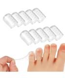 Silicone Anti-Friction Toe Protectors - 10pcs Breathable Gel Covers for Men & Women | Cushions Blisters & Protects Toes - Buy Online on GoSupps.com