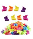 MUUZLL 50 Pack Butterfly Hair Clips Pastel Mini Cute Accessories For 90S Girls Women, Matte Colors Assorted Color Clips, Beautiful And Women, Random Colour - Buy Online on GoSupps.com