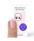 Original Miss Sophie UV Gel Nail Foils | 20 Ultra-Thin Nail Polish Strips - Make Me Blush | Compatible with Natural Acrylic Gel & Shellac Nails - Buy Online on GoSupps.com