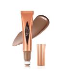 Silky Waterproof Liquid Contour Stick - Multi-Use Face Cheeks Makeup with Cushion Applicator (05 Contour) - Buy Online on GoSupps.com