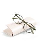 FONHCOO Blue Light Filter Glasses for Women | TR90 Anti-Fatigue Gaming Glasses - Lightweight Emerald Green - Buy Online on GoSupps.com