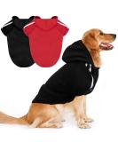 Ranypet 2-Piece Dog Hoodies for Large Dogs - Warm Sweatshirts for Medium & Large Breeds (3XL - Chest 55cm Back 40cm) - Buy Online on GoSupps.com