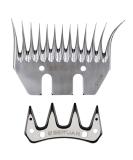 MasXirch 13 Curved Tooth Sheep Shear Clipper Replacement Blades for fit Oster Lister Heiniger Sheep Clippers Detachable Animal Trimmer Shears for Grooming Goats Lambs Llamas Alpacas - Buy Online on GoSupps.com