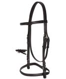 Acerugs Brown Black Raised English Horse Bridle - High-Quality Stitched Design - Buy Online on GoSupps.com